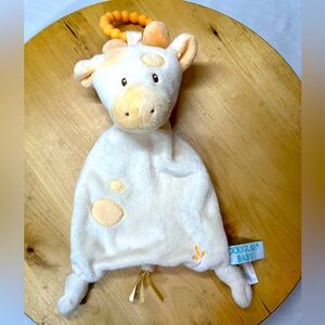 Douglas Baby Spotted Giraffe Teether Stuffed Animal Plush Lovey Security Knotted